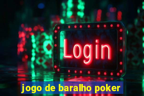 jogo de baralho poker