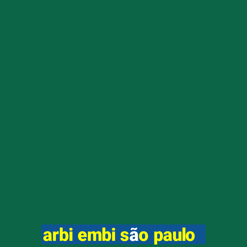 arbi embi são paulo