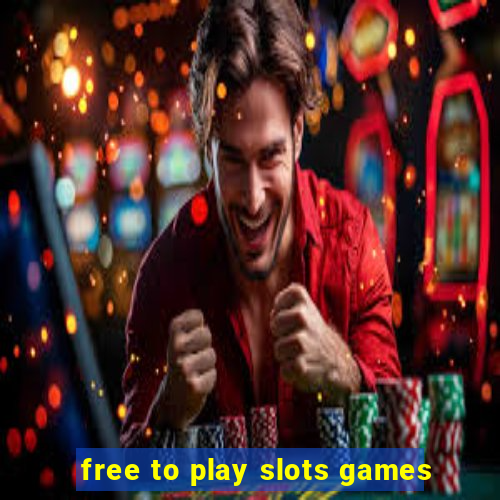 free to play slots games