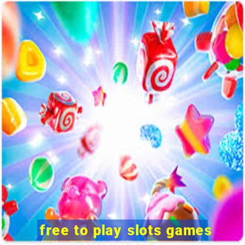 free to play slots games