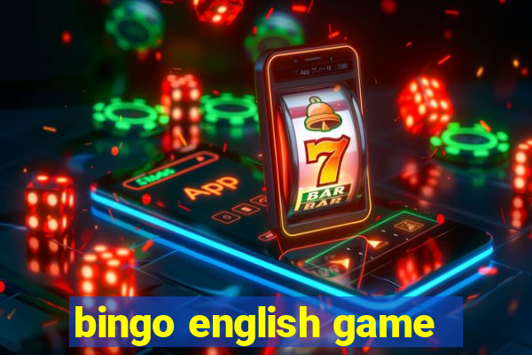 bingo english game