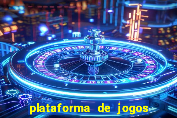 plataforma de jogos nova pagando