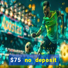 $75 no deposit bonus code sunrise casino