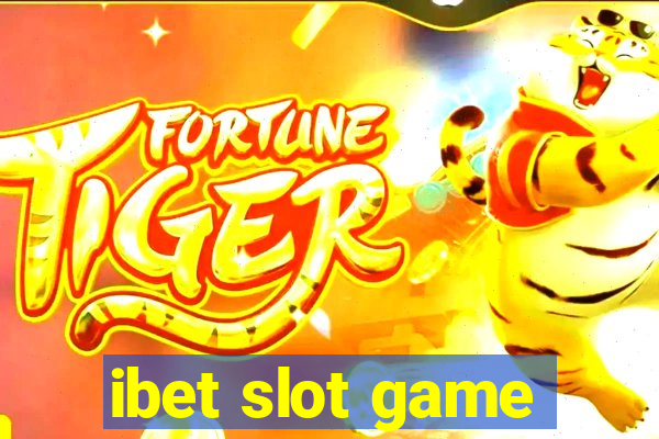 ibet slot game