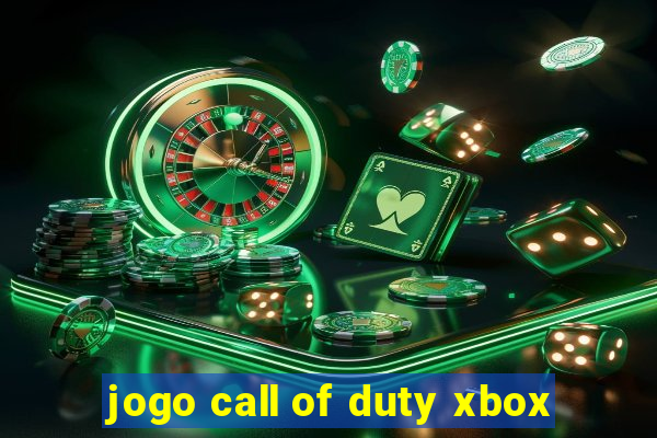 jogo call of duty xbox