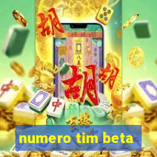 numero tim beta