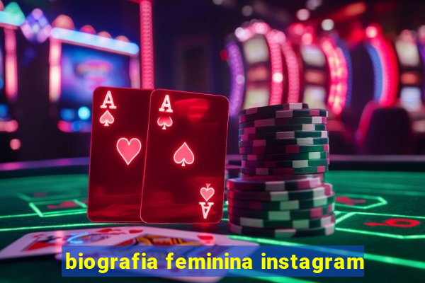 biografia feminina instagram