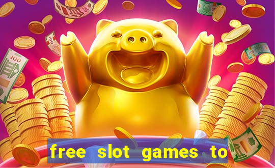 free slot games to win real money