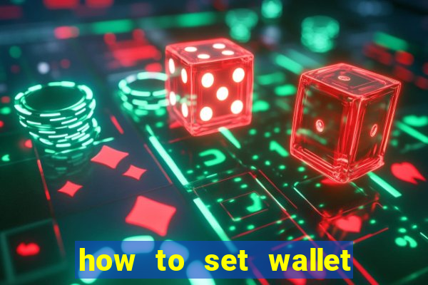 how to set wallet password in bingo plus