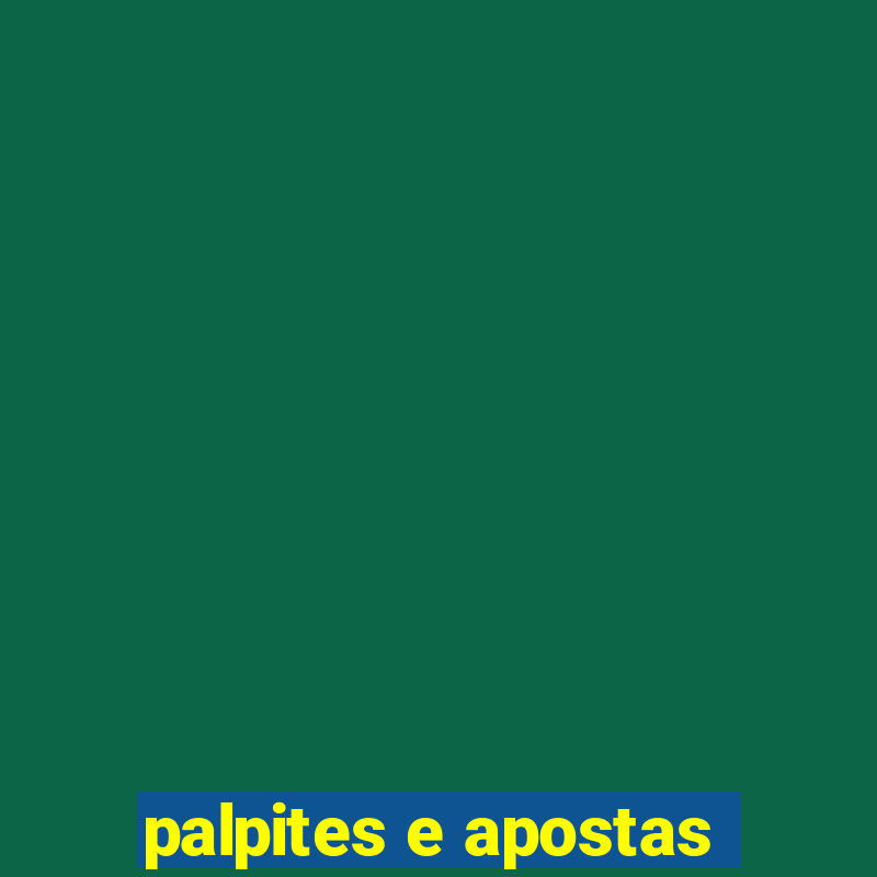 palpites e apostas