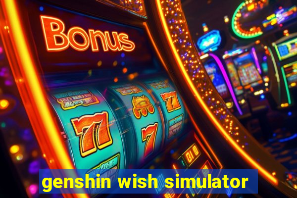 genshin wish simulator