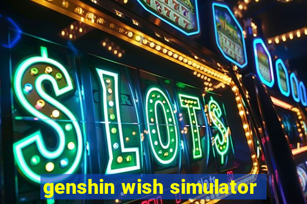 genshin wish simulator