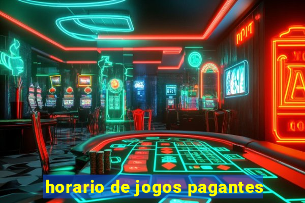 horario de jogos pagantes