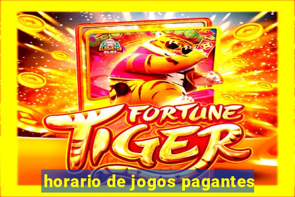 horario de jogos pagantes