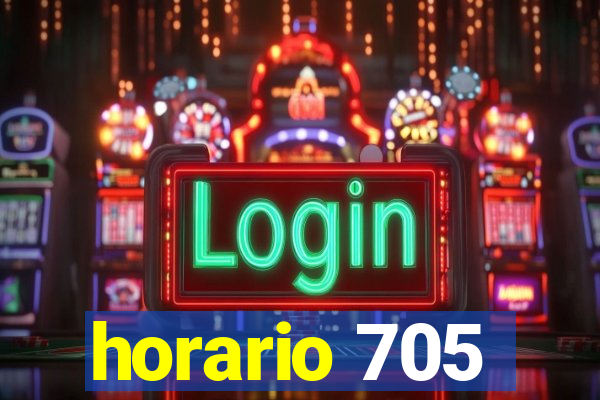 horario 705