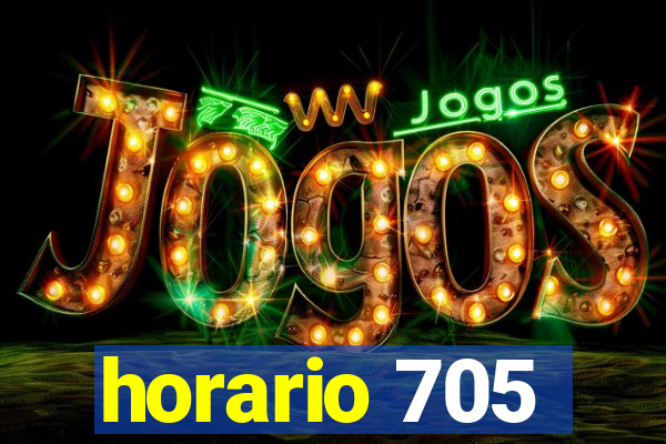 horario 705