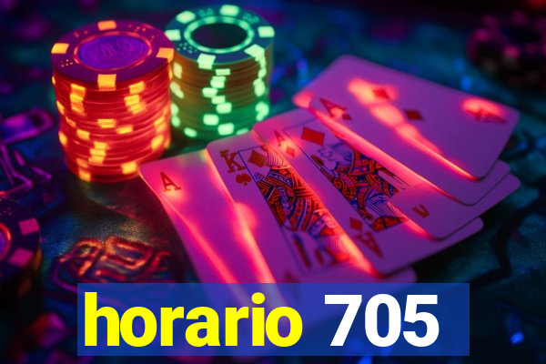 horario 705