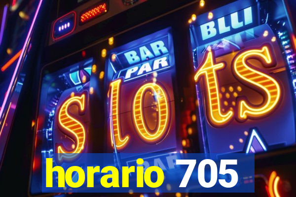 horario 705