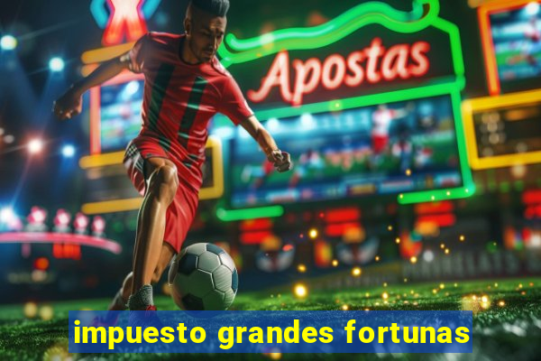 impuesto grandes fortunas