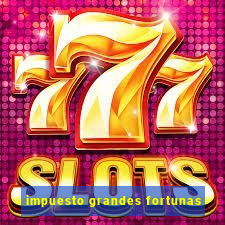 impuesto grandes fortunas