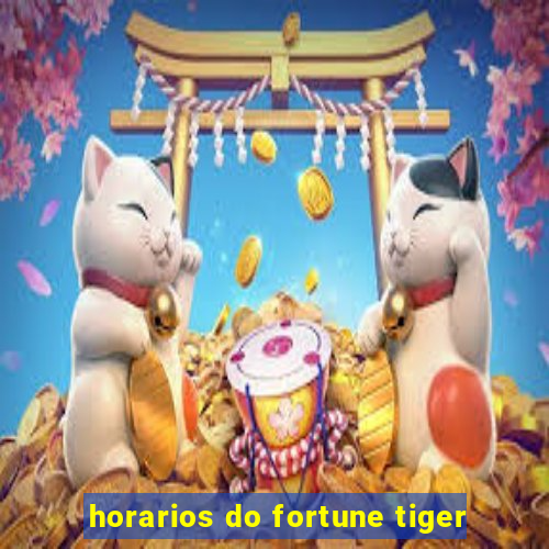 horarios do fortune tiger