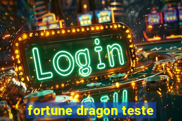 fortune dragon teste