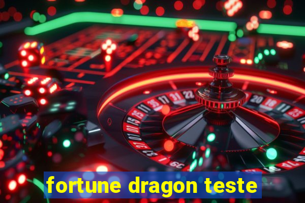 fortune dragon teste