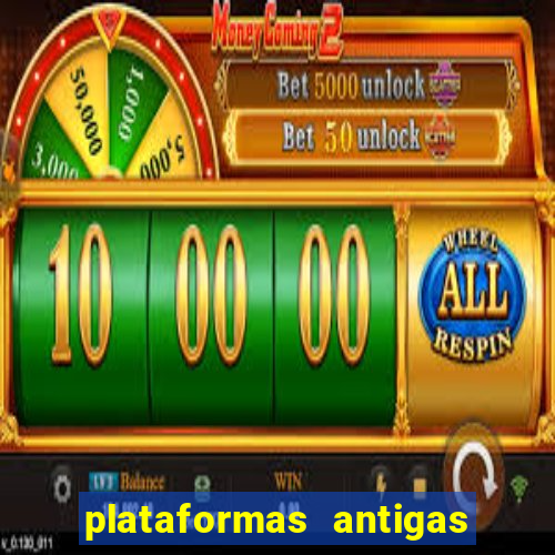 plataformas antigas de jogos