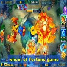 wheel of fortune game