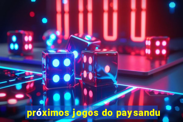 próximos jogos do paysandu