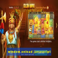 window.onload javascript