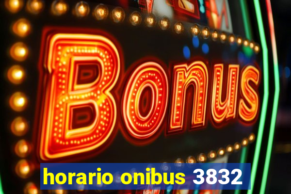 horario onibus 3832