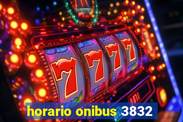 horario onibus 3832