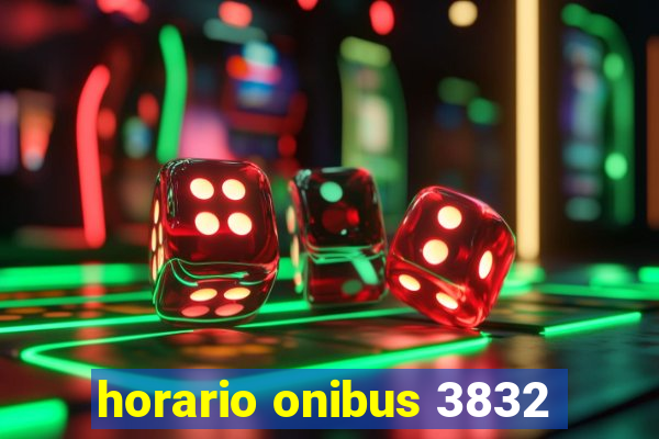 horario onibus 3832