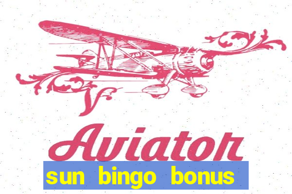 sun bingo bonus terms and conditions