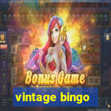 vintage bingo