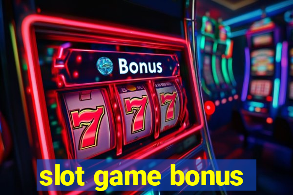 slot game bonus