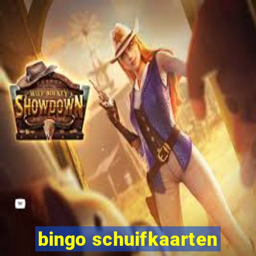 bingo schuifkaarten