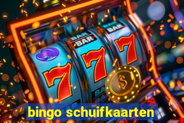 bingo schuifkaarten