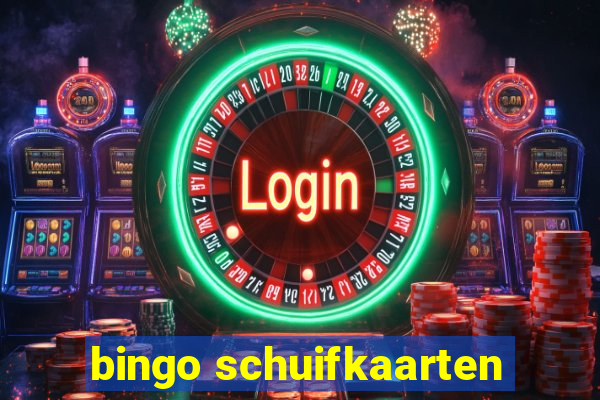 bingo schuifkaarten