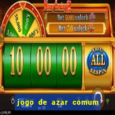 jogo de azar comum em cassinos