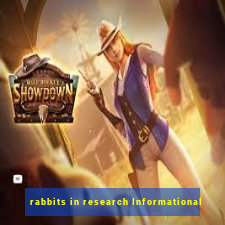 rabbits in research Informational