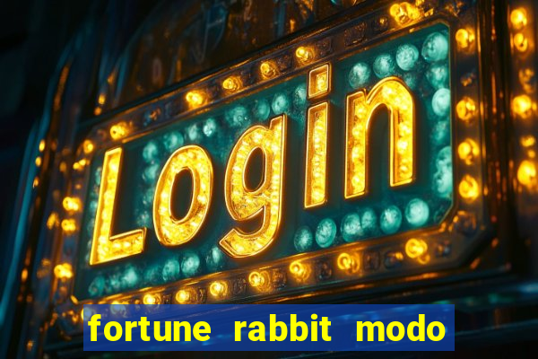 fortune rabbit modo demo Informational