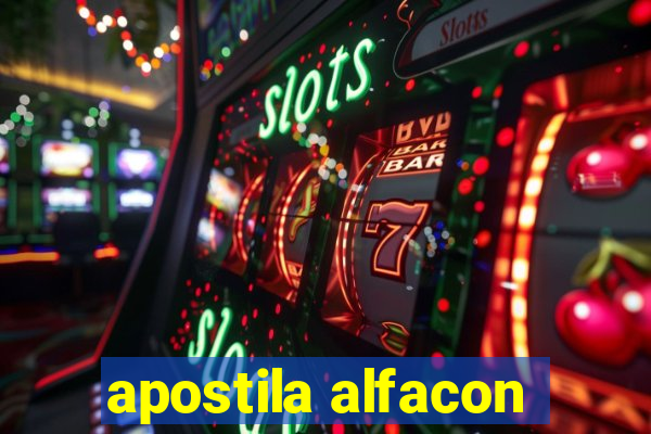 apostila alfacon