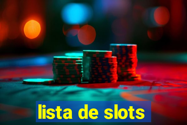 lista de slots