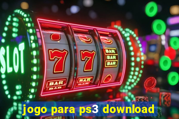 jogo para ps3 download