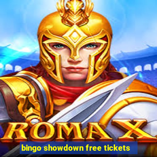 bingo showdown free tickets