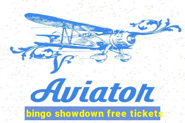 bingo showdown free tickets