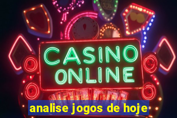 analise jogos de hoje