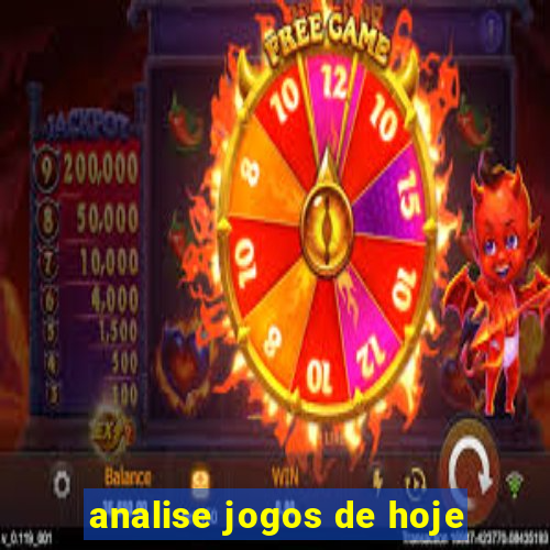 analise jogos de hoje